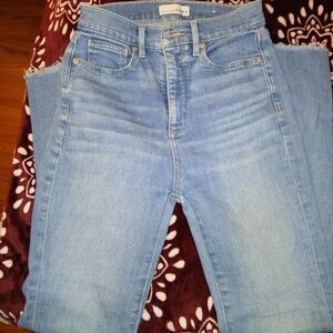 LOFT Blue Slim Flare Jeans Classic Style